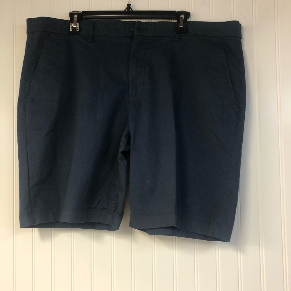 English Laundry Men's Navy Shorts Size 40 Cotton Textured Stretch